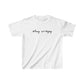 Kids "Stay Crispy" Tee