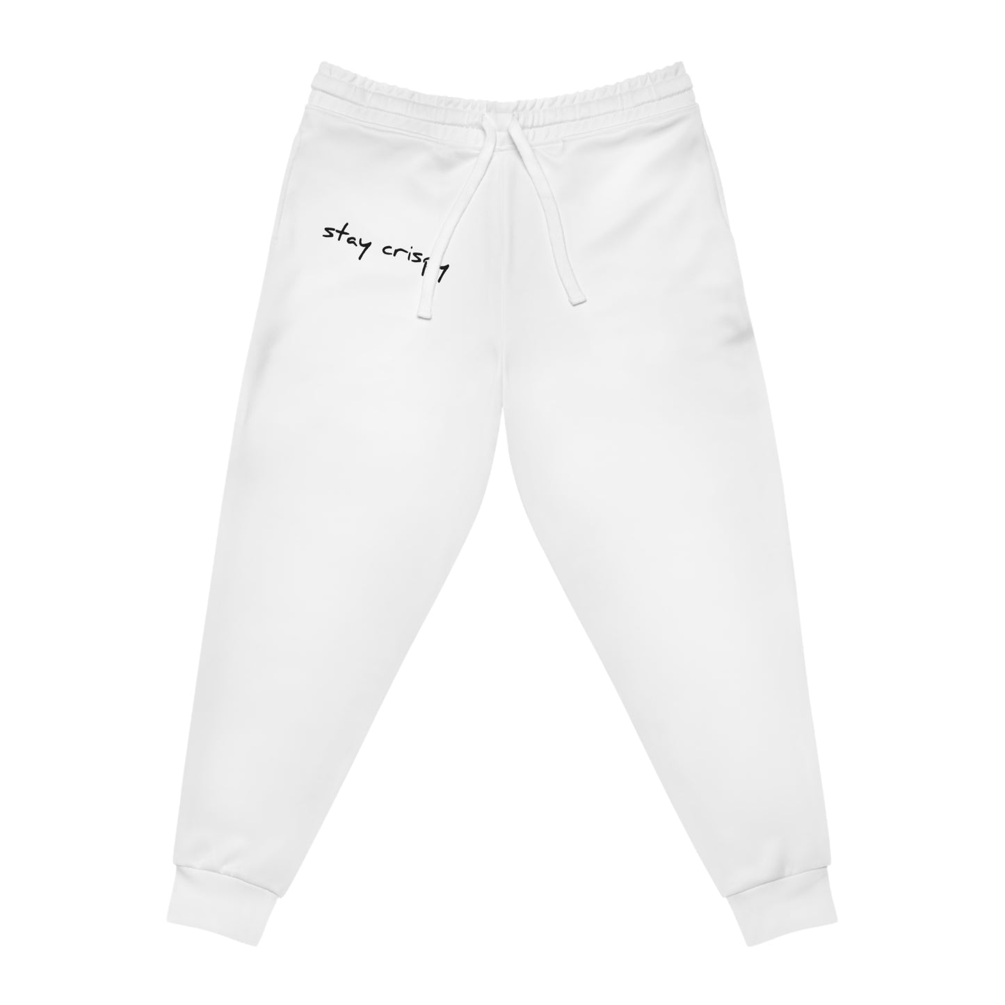 "Stay Crispy" Athletic Joggers (AOP)